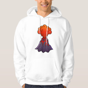 Hoodie der Männer der Vulkan