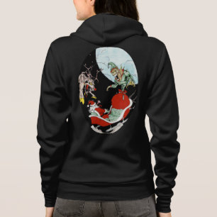 Hoodie der Voll-Reißverschluss Weihnachtsalptraum