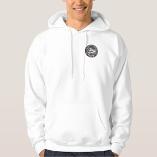 Hoodie der Wirtschaftsplanungs-Männer Zipweiß