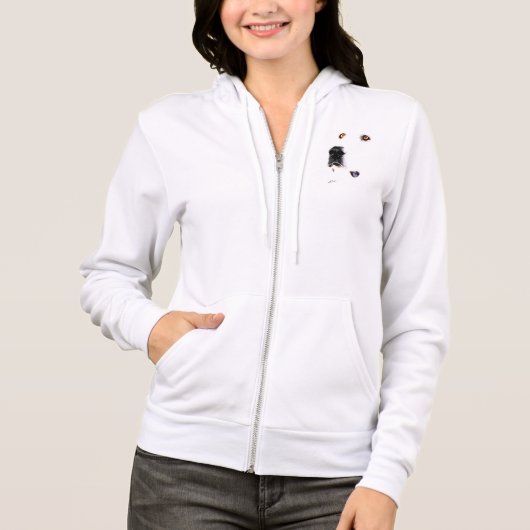 Hoodie die Fleece der Frauen (Vorderseite)