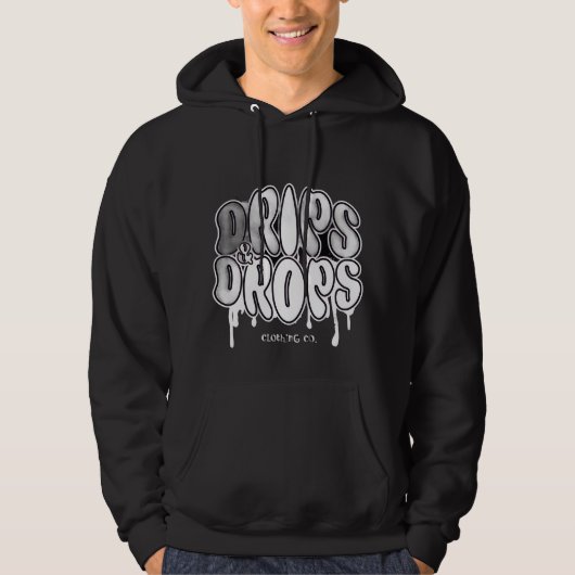 Hoodie Drips and Drops (Vorderseite)