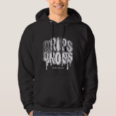 Hoodie Drips und Drops (Vorderseite)