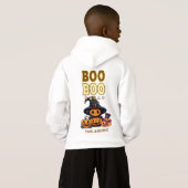 Hoodie : HALLOWEEN Boo-Treat #3 (Schwarz voll)