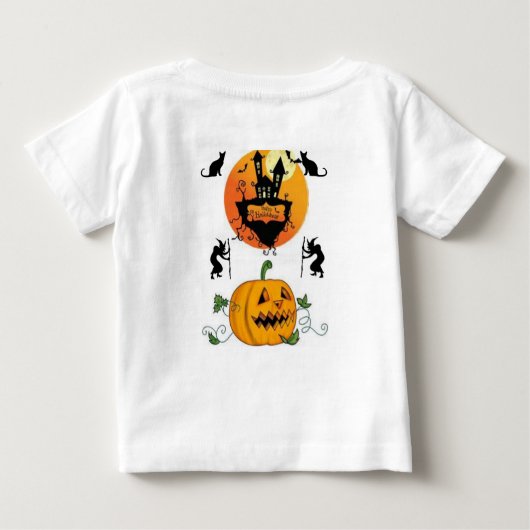 Hoodie Halloween Kleinkinder Baby T-shirt (Rückseite)