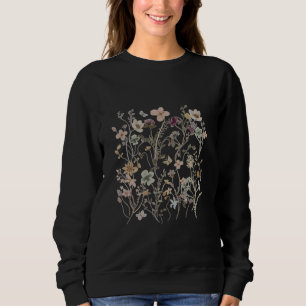 Hoodie in Blumendruck