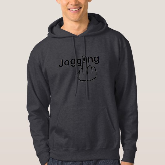 Hoodie Joggen Gedreht (Vorderseite)