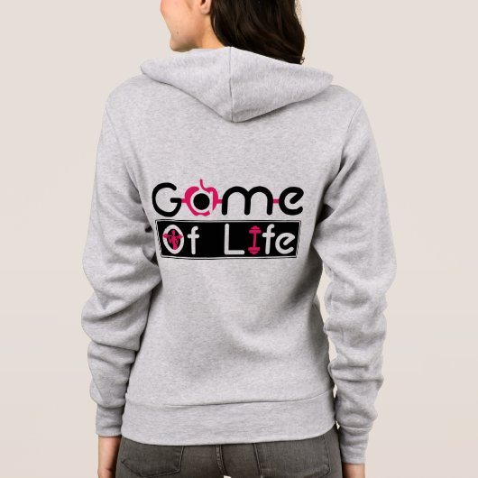 Hoodie Logo nur auf der Rückseite (Rückseite)