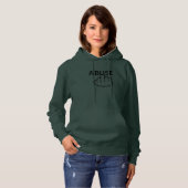 Hoodie Missbrauch ist fürchterlich (Vorne ganz)