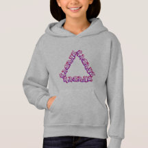 Hoodie mit Dreieck-Typografie