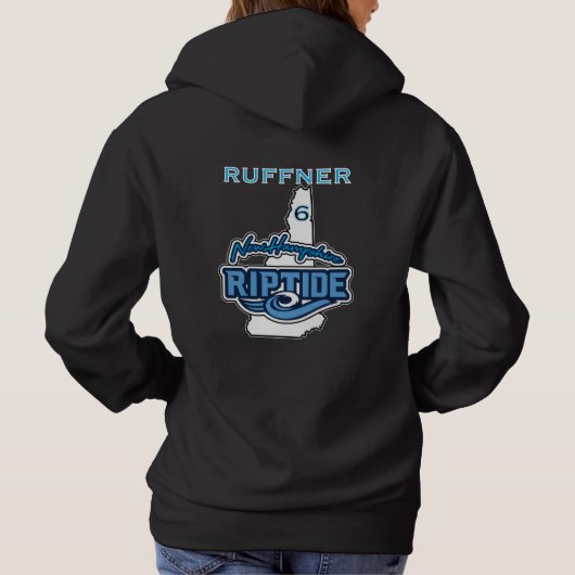 Hoodie mit Individuelle Name und Anzahl (Rückseite)