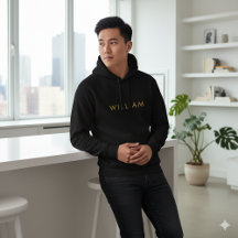 Hoodie mit individuellem Namen - stilvoll für Männ