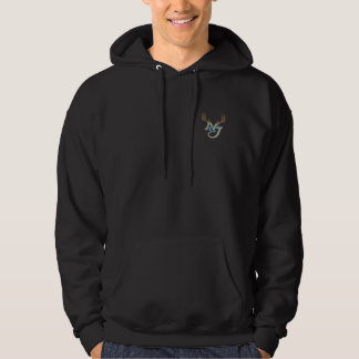 Hoodie mit Logo auf Front und Rückseite