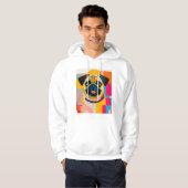 Hoodie mit Mops (Vorne ganz)