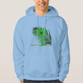 Hoodie mit Palmblättern (Vorderseite)