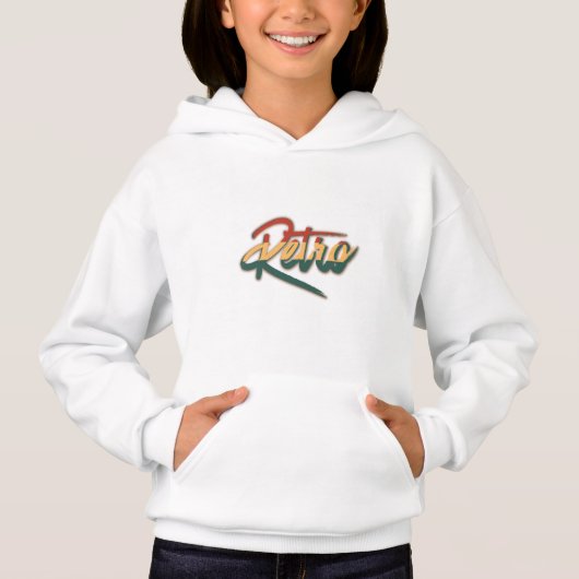 Hoodie mit Retro-Gefühl (Vorderseite)