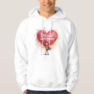 Hoodie mit Valentins Design