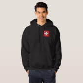 Hoodie mit Vordertasche-Logo (Vorne ganz)