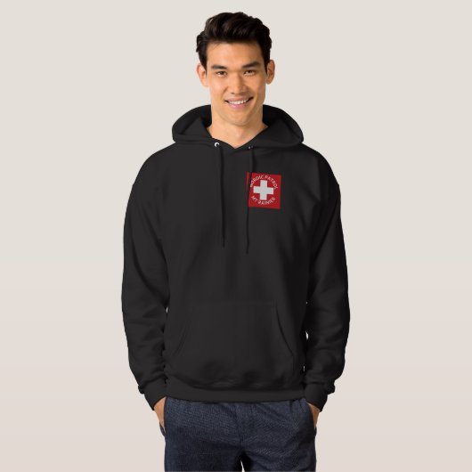 Hoodie mit Vordertasche-Logo (Vorne ganz)