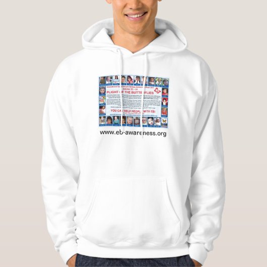 Hoodie mit Website (Vorderseite)