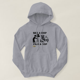 Hoodie Sweatshirt "SEI A POLIZIST FILM A POLIZIST