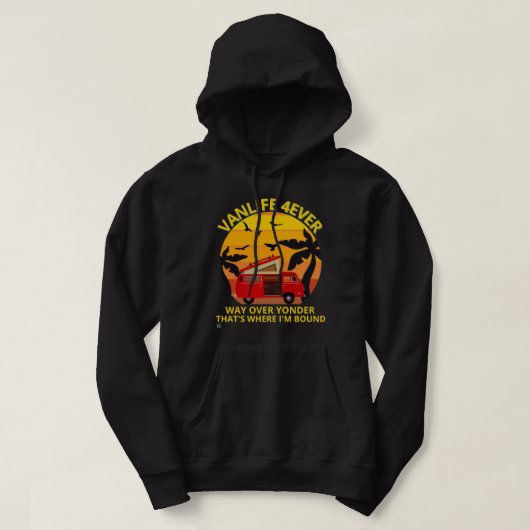 Hoodie Sweatshirt "VANLIFE..." (Design vorne)