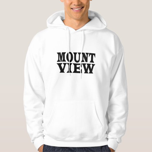 Hoodie Text des BERGS VEIW (Vorderseite)