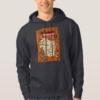 Hoodie Unisex - Wisconsin Supper Club Karte