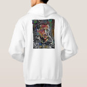 Hoodie Volodymyr Zelensky art (Rückseite)