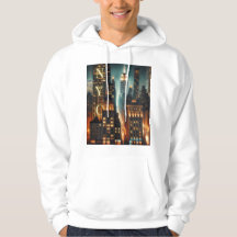 Hoodie vom Empire State Skyline Hoodie: Wolkenkrat