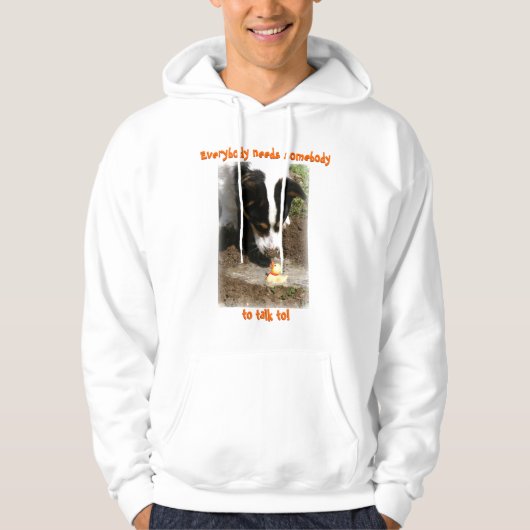 Hoodie: Welsh Corgi und Rubber Ducky Hoodie (Vorderseite)