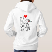 Hoodie with Couple - Liebe (Rückseite)
