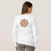 Hoodie Women's Spiritual Tribal Shirt der ersten N (Schwarz voll)