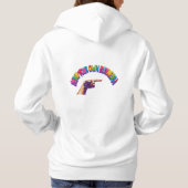 Hoodie-Women's Statement Hoodie - Fett & Empowerin (Rückseite)