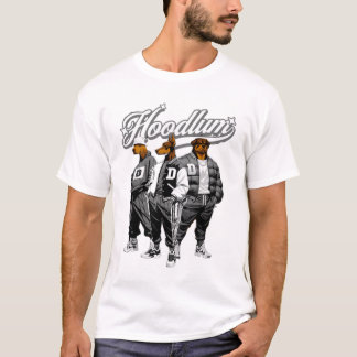 Hoodlum Pack - Streetwear Dog Gang Grafisches T-Sh T-Shirt