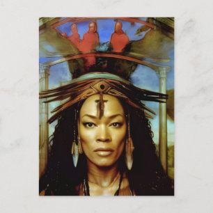 Hoodoo Priestess Postkarte