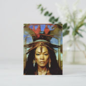 Hoodoo Priestess Postkarte (Stehend Vorderseite)