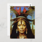 Hoodoo Priestess Postkarte (Vorne/Hinten)