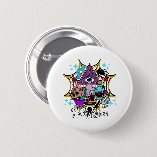 Hoodoo Queen Button (Vorne & Hinten)