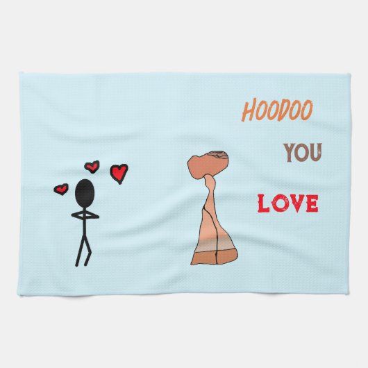 Hoodoo Sie Liebe Küchentuch (Horizontal)