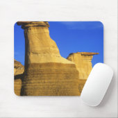 Hoodoos bei Drumheller Alberta, Kanada 2 Mousepad (Mit Mouse)