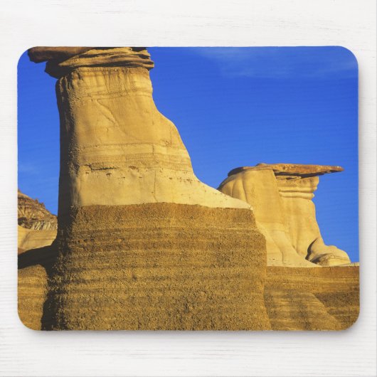 Hoodoos bei Drumheller Alberta, Kanada 2 Mousepad (Vorne)
