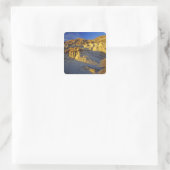 Hoodoos bei Drumheller Alberta, Kanada Quadratischer Aufkleber (Tasche)