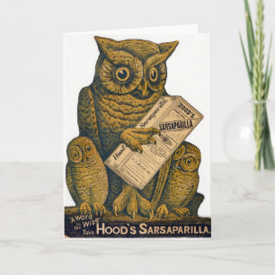 Hood's Sarsaparilla-Erholungstonikum. Karte