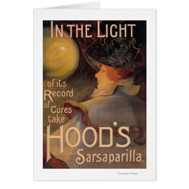 Hood's Sarsaparilla Promotionposter (Vorne)