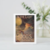 Hood's Sarsaparilla Promotionposter Postkarte (Stehend Vorderseite)