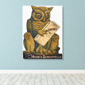 Hood's Sarsaparilla Wiederherstellung Tonic. Leinwanddruck (Insitu (Holzboden))