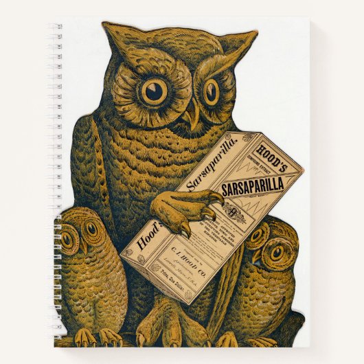 Hood's Sarsaparilla Wiederherstellung Tonic. Notizblock (Vorderseite)