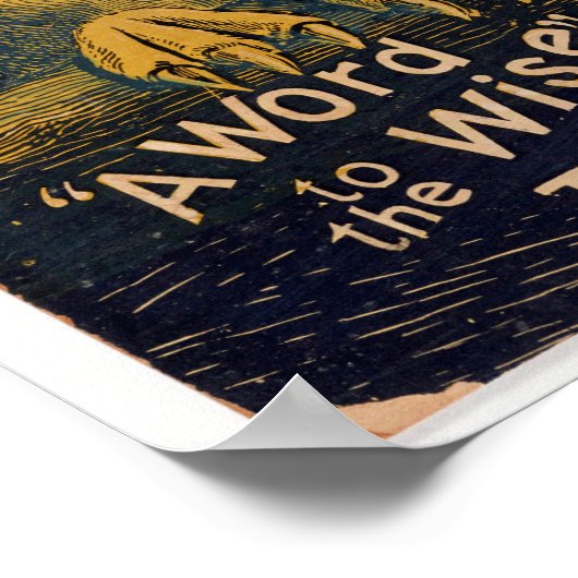 Hood's Sarsaparilla Wiederherstellung Tonic. Poster (Ecke)