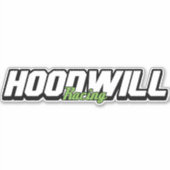 Hoodwill Racing Sticker (Vorderseite)