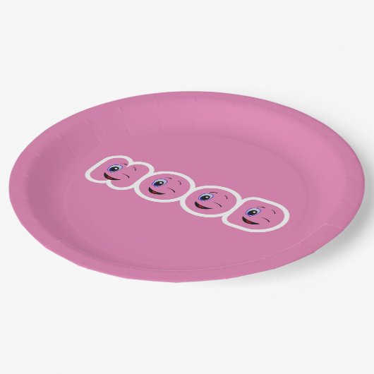 Hoodwink Pappteller (Schrägansicht)